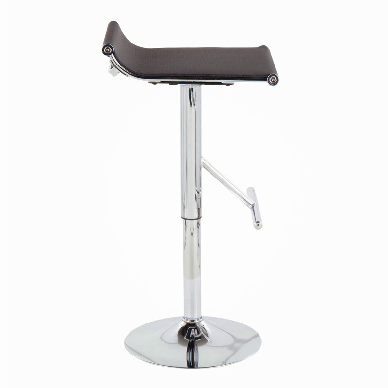 Tabouret de bar contemporain réglable, Noir, noir, noir, noir