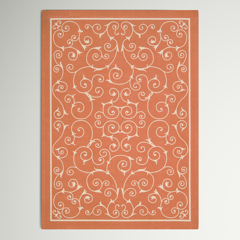 Bertran Abstract Indoor / Outdoor Rug, Rectangle 10' x 13'