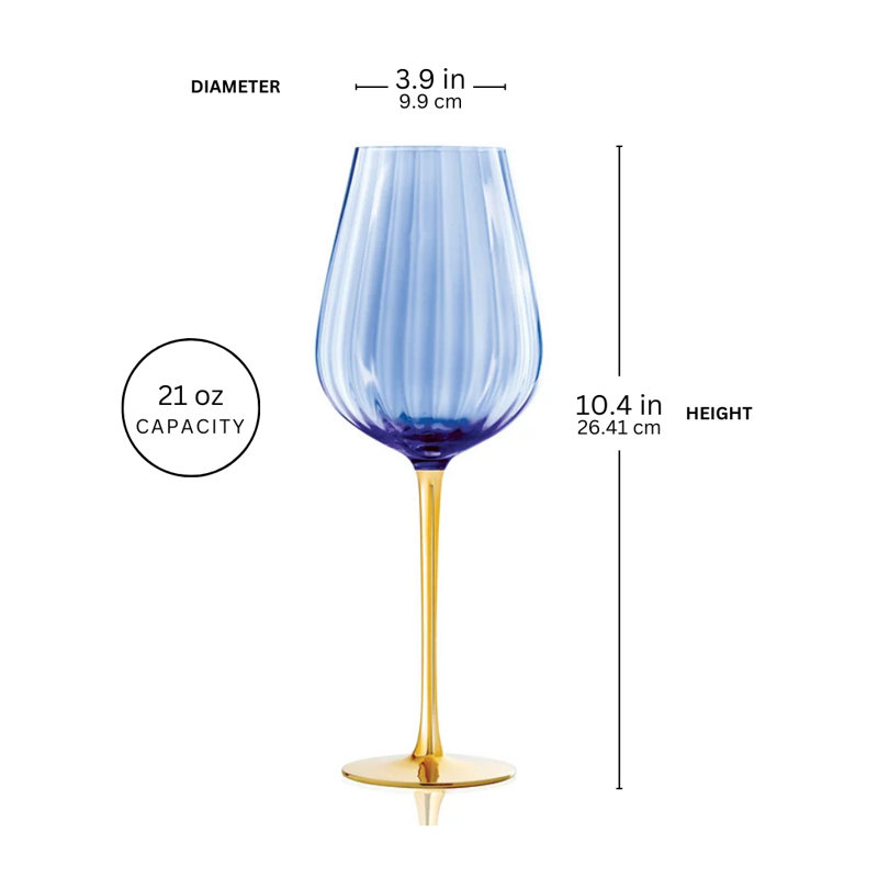 Vin chic tout usage, Bleu / doré