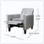 Fauteuil inclinable manuel pour chambre à coucher