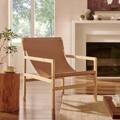 Fauteuil en cuir Sonora