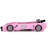 Delta Children Turbo Race Car Twin Bed, Pink-1761765046