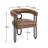 Upholstered Accent Chair, Dining Chair, Kitchen Armchair With Metal Frame-1761095286-1776455736