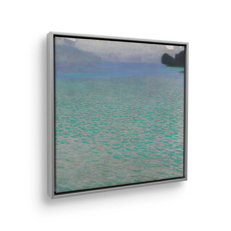 Whispering Lake Light, H 12,75 po x l 12,75 po, Cadre flottant, Chrome poli