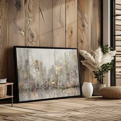 City Silhouettes Print on Canvas