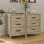 Table de chevet 3 tiroirs-1089236441