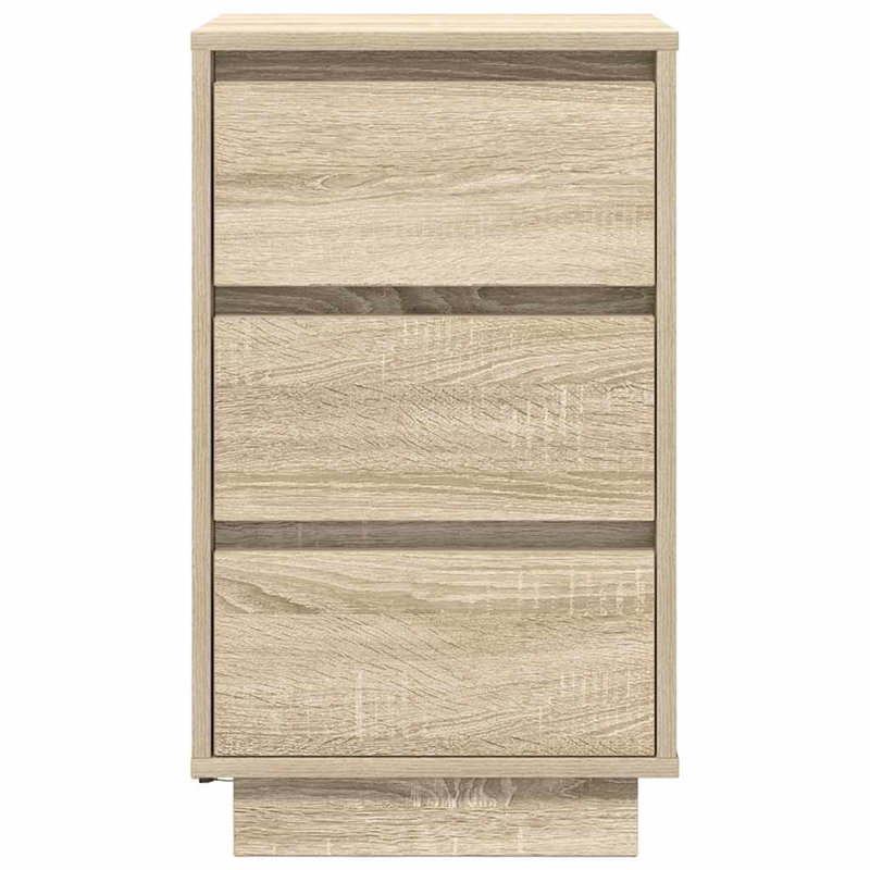 Davayah 38cm W Manufactured Wood Bedside Table, Sonoma Oak