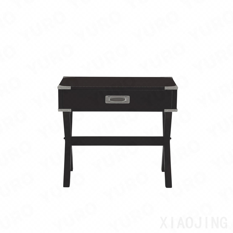Table d'appoint, finition noire Babs, Black