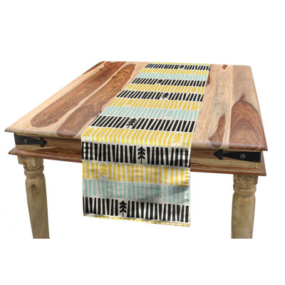 Geometric Christmas Table Runner