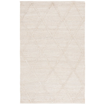 Martha Stewart Hand Woven Jute Geometric Rug