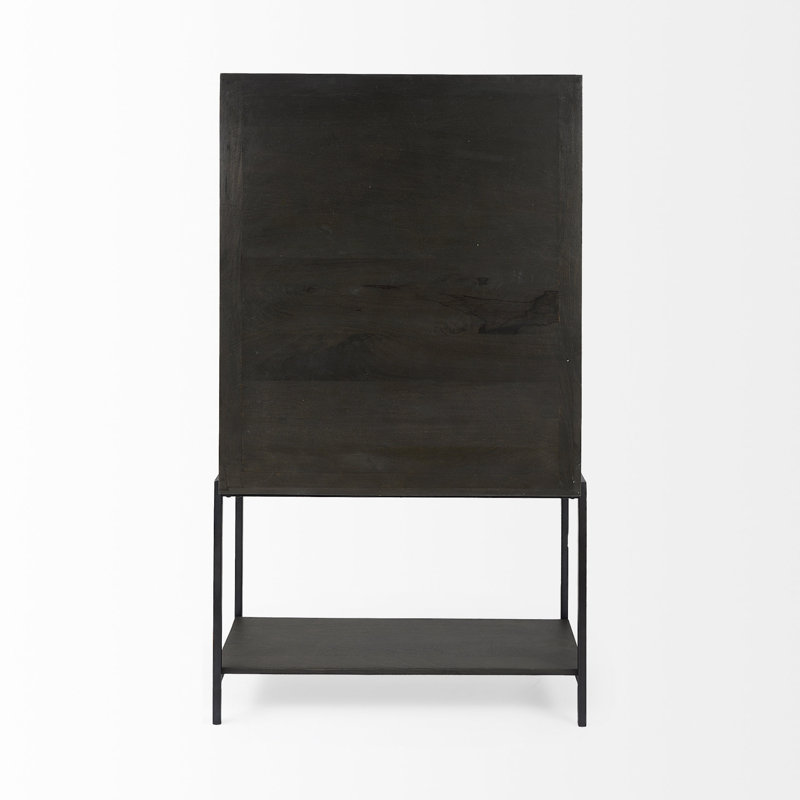 Arelius Curio Cabinet, Dark Brown