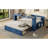 Full Size Daybed With Removable Desk, Storage Drawers & Hydraulic Side Table-749485240-749485247