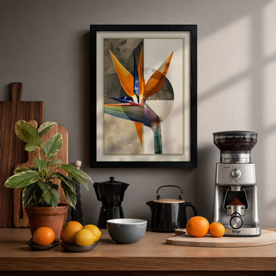 Geometric Paradise Modern - Framed Print