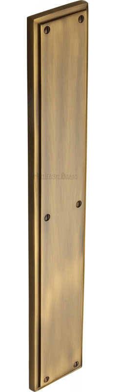 Heritage Brass Heritage Fingerplate, Antique Brass
