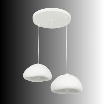 2 - Light Oval Chandelier