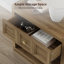 Tables de chevet l 30,7 po Helio avec 1 tiroir et 1 armoire de rangement ouverte-116235822-119845558
