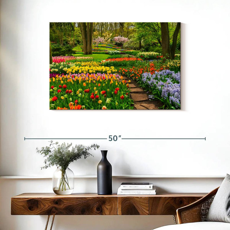 Fleurs de tulipes Harnek Spring, H 24 po x l 36 po