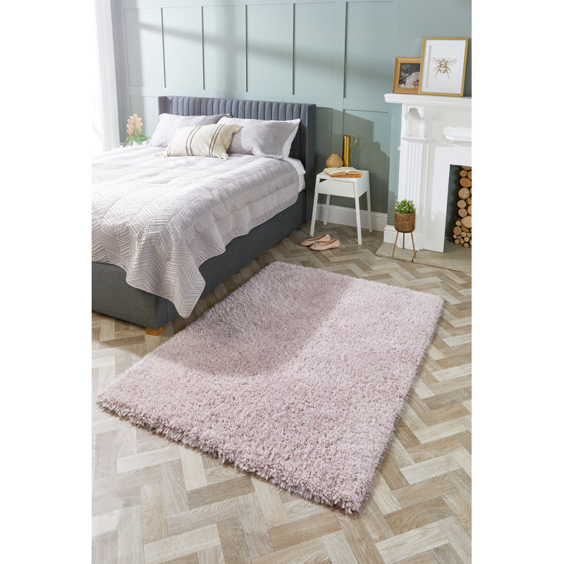 Bakhita Solid Colour Machine Tufted Area Rug, Rectangle 110 x 160cm