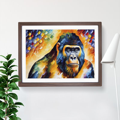 Gorilla Vol.6 Abstract 1 Piece Single Picture Frame Wall Art