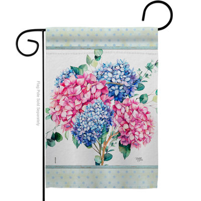 Drapeau de jardin en polyester 19 x 13 po Hydrogens