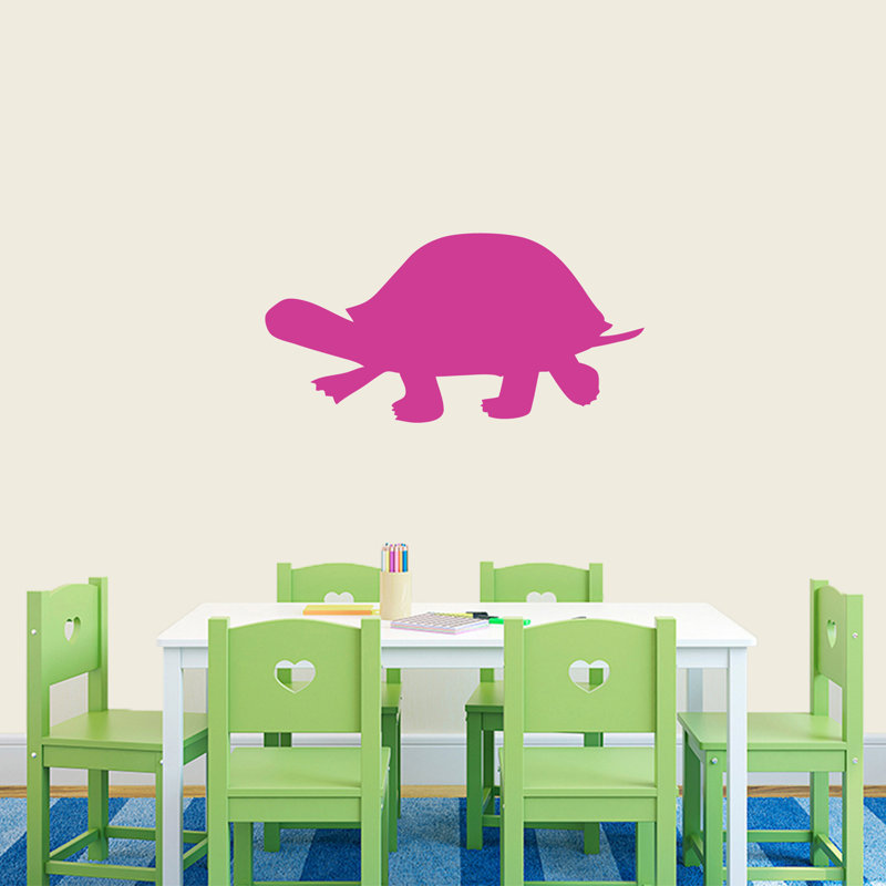 Adhésif décoratif tortue, Rose vif