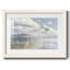 Plage infinie - reproduction encadrée rustique avec tableau mat-89580791