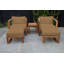 Venice Teak 5 Piece Chat Group With End Table-1444045435