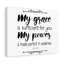 My Grace, My Power 1 Cor 12:9 - Wrapped Canvas Print-412289759
