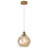 Joulane 1 - Light 8" Wide Modern Rustic Amber Globe Single Pendant Lights With Glass Shade, Farmhouse Kitchen Lighting with E26 Socket-212061469