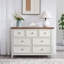 Commode moderne à 7 tiroirs, commode à tiroirs et rangement pour vêtements, armoire de rangement pour le salon, rangement pour commode de ferme BEIGE