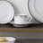 Noritake Silver Colonnade Saucers, 6"