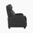 Saier 27" Modern & Contemporary Faux Leather Push Back Reclining Chair with Exposed Black Faux Wood Feet & Push-Back Recline-614867275