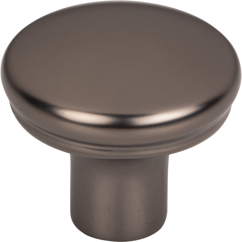 Julian 1 3/8" Length Oval Knob, 1 1/4" Length, Ash Gray