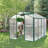 Polycarbonate Greenhouse,6'X 8' Heavy Duty Walk-In Plant Garden Greenhouse For Backyard/Outdoor