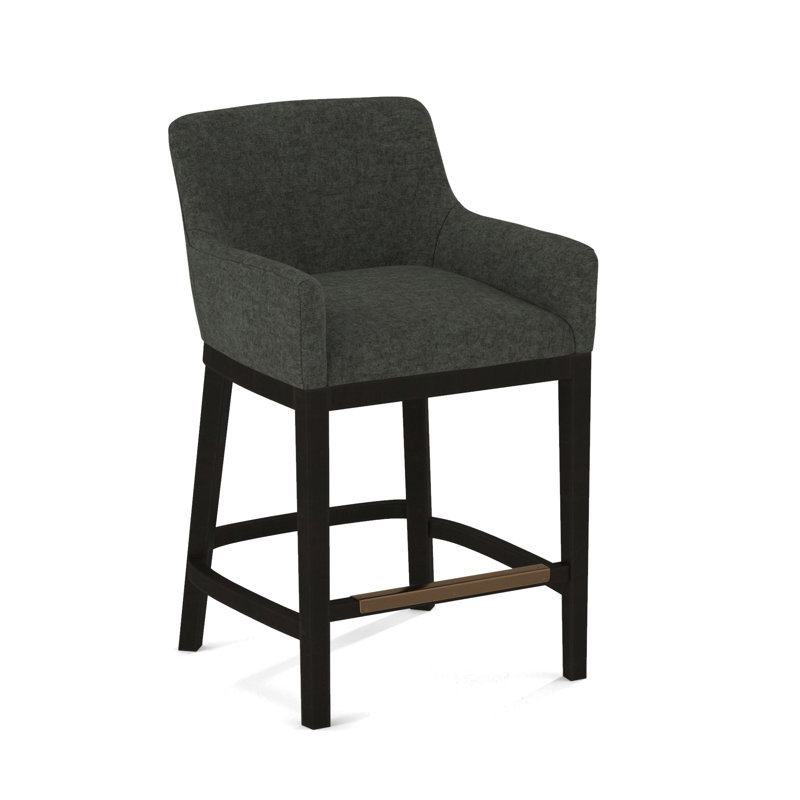 Upholstered Stool, Espresso, 61606-88