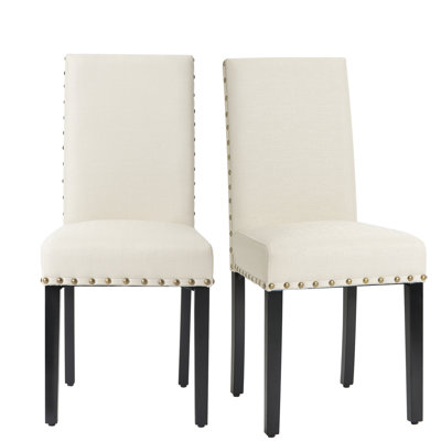 Rashad 45cm H Linen Upholstered Side Chair