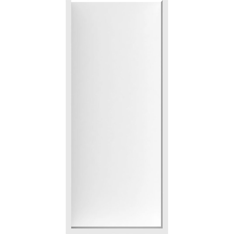Persienne en PVC de qualité architecturale traditionnelle avec extrémités en bloc, L 7 po, H 16 po x P 16 po