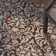 Tapis oriental brun / beige en laine crocheté à la main