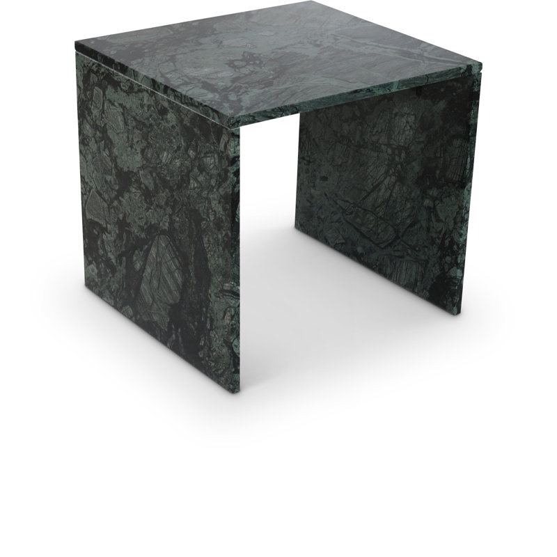 Table de bout / d'appoint Olas, Marbre vert