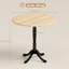 Table de salle à manger pour 2 à 4 personnes, table de cuisine moderne avec base piédestal