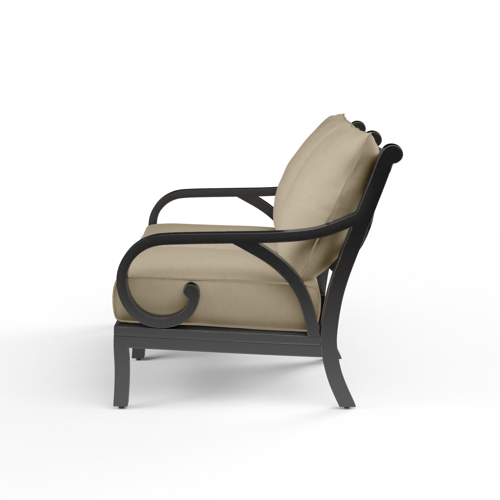 Monterey 56" Sunbrella® Patio Loveseat, Linen Stone Sunbrella®