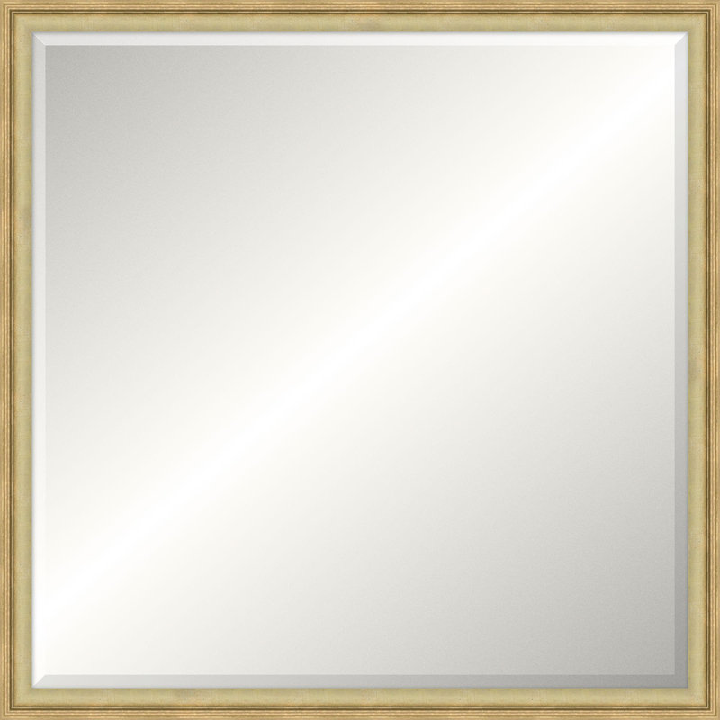 Chamblee Solid Wood Mirror, Square, 39.25" x 39.25"