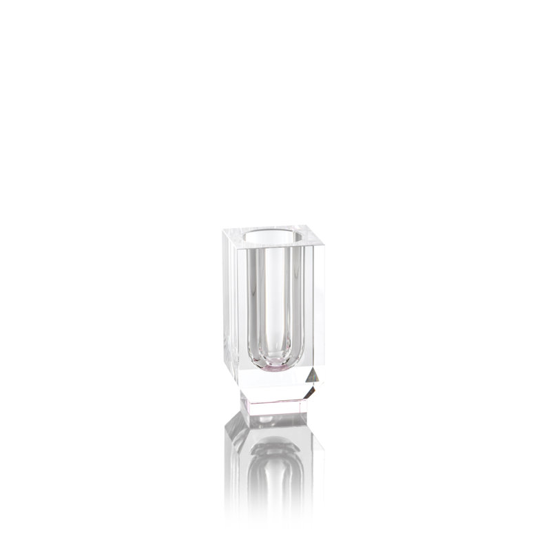 Vase de table en céramique 4,75 ", Rose
