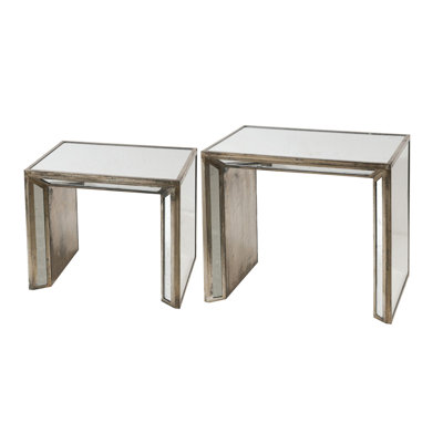 Glass Top Nesting Tables