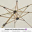 Parasol de patio en porte-à-faux 12 x 12 pi MEB Corrigan Studio Palace-1633313206
