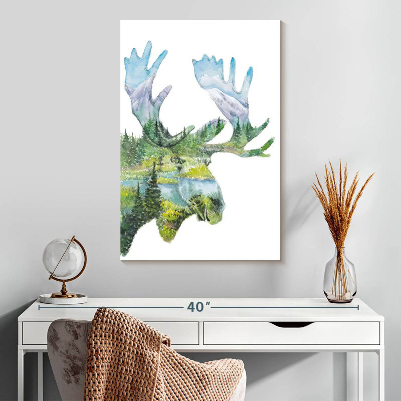 Brampt Nature Moose, 30" H x 20" W