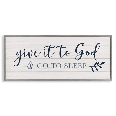 «Donner à dieu et dormir»