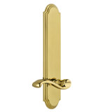 Grandeur Arc Tall Plate Privacy with Portofino Lever