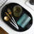 Wood Grain Ottoman Serving Tray With Handles, Spill-Proof Raised Edge, Non-Slip Pads, Durable ABS Plastic Butler Tray For Breakfast In Bed, Coffee Table, Sofa, And Home Decor-1673626038