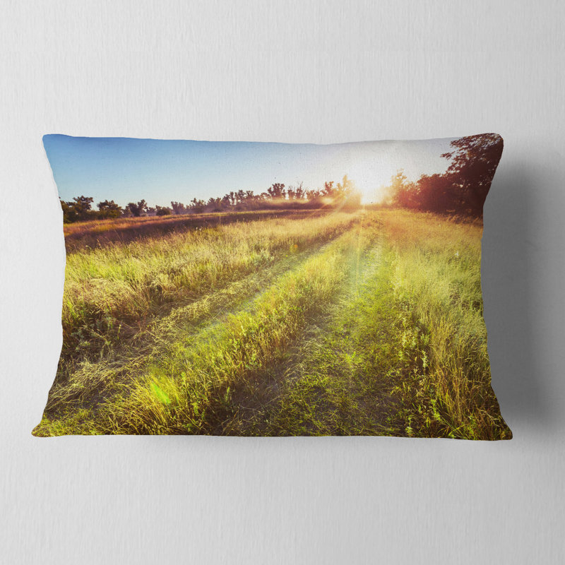 Coussin Farm Road, Rectangulaire, 12 po x 20 po